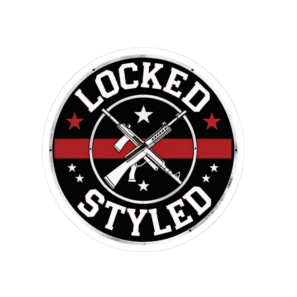 Locked & Styled Sticker